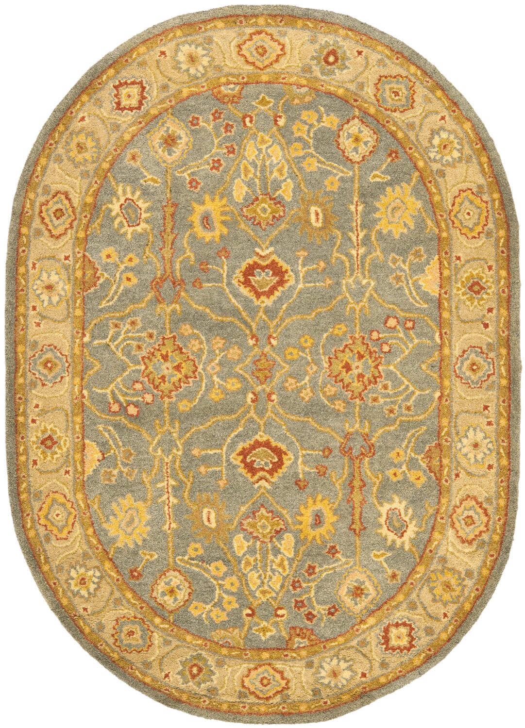 Safavieh Antiquities at314a Blue / Ivory Area Rug