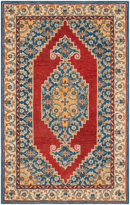 Safavieh Antiquity At505M Blue / Red Area Rug