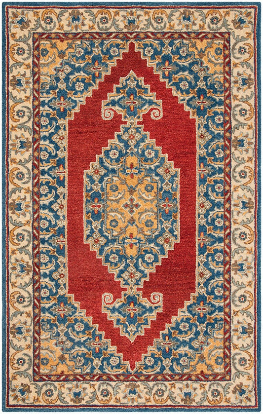 Safavieh Antiquity At505M Blue / Red Area Rug