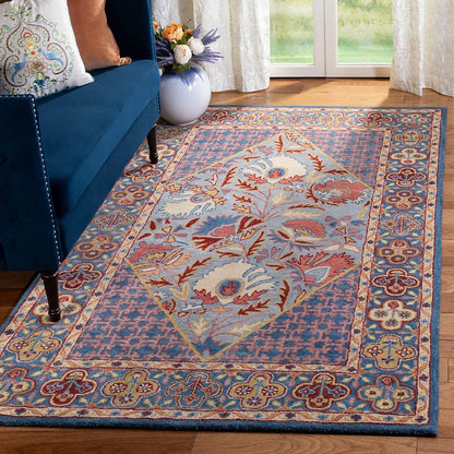 Safavieh Antiquity At508M Blue / Red Area Rug