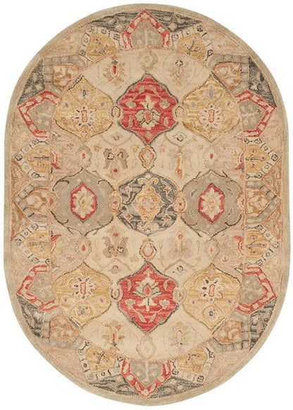 Safavieh Antiquity At830A Beige / Multi Area Rug