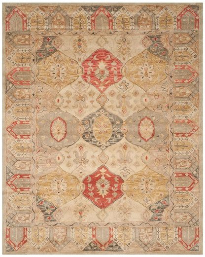 Safavieh Antiquity At830A Beige / Multi Area Rug