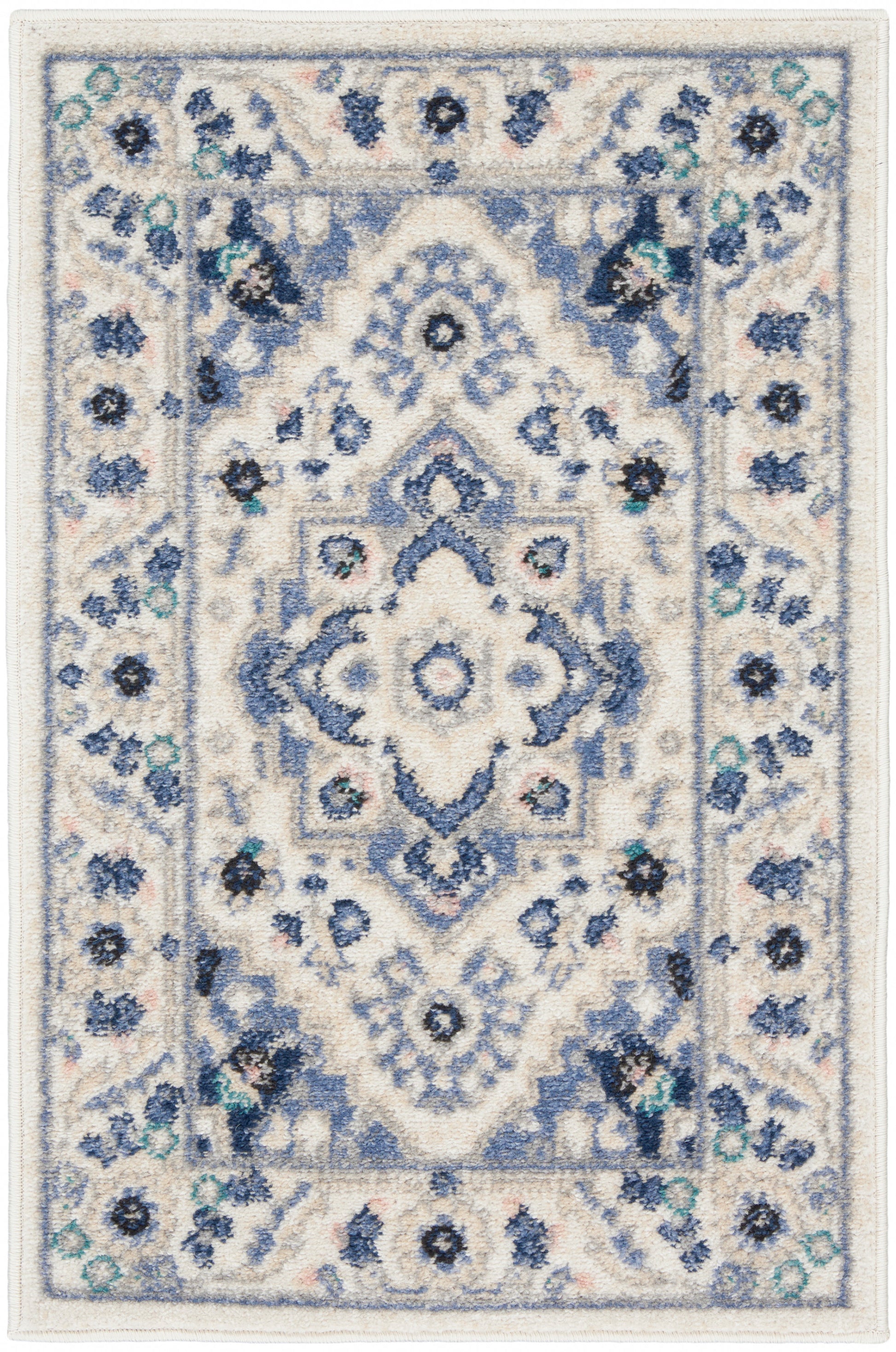 Nourison Passion Psn33 Ivory/Grey Area Rug