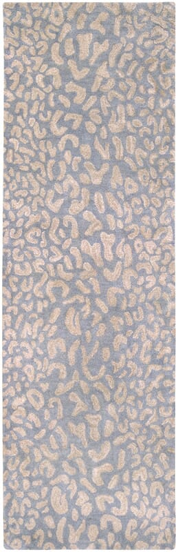 Surya Athena ath-5001 Pale Blue / Taupe Animal Prints /Images Area Rug