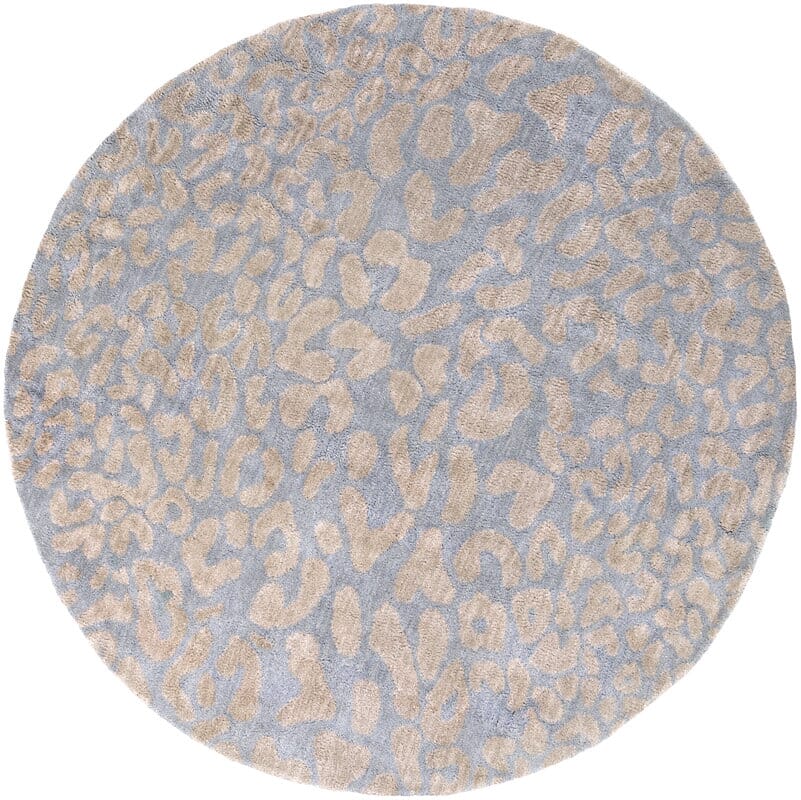 Surya Athena ath-5001 Pale Blue / Taupe Animal Prints /Images Area Rug