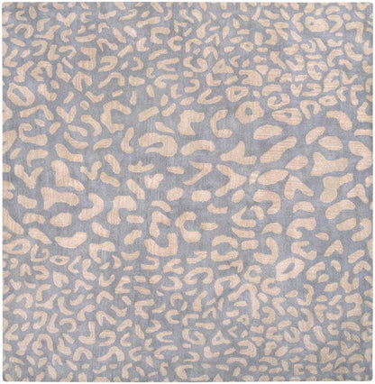 Surya Athena ath-5001 Pale Blue / Taupe Animal Prints /Images Area Rug