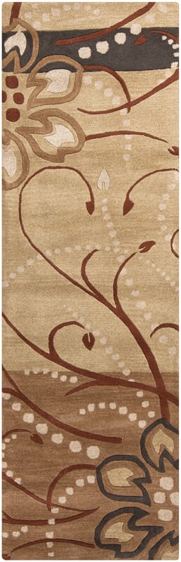 Surya Athena ath-5006 Tan / Beige / Brown / Charcoal Rugs.