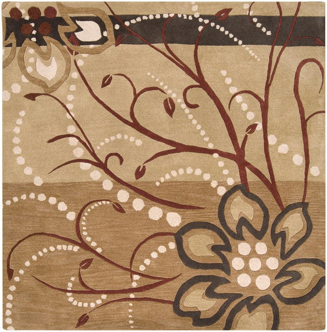 Surya Athena ath-5006 Tan / Beige / Brown / Charcoal Rugs.