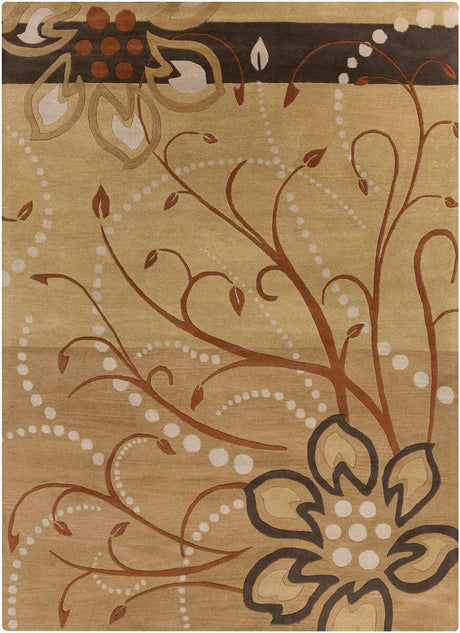 Surya Athena ath-5006 Tan / Beige / Brown / Charcoal Rugs.