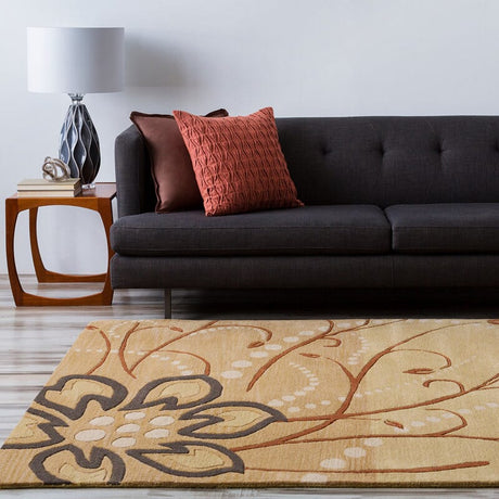 Surya Athena ath-5006 Tan / Beige / Brown / Charcoal Rugs.