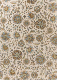 Surya Athena Ath-5063 Ivory / Brown Sugar / Desert Sand Floral / Country Area Rug