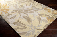 Surya Athena Ath-5071 Ivory / Pear / Slate Green Floral / Country Area Rug