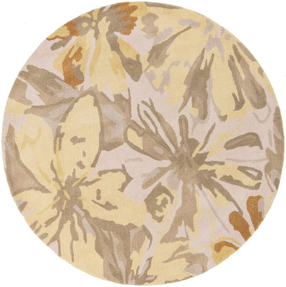 Surya Athena Ath-5071 Ivory / Pear / Slate Green Floral / Country Area Rug