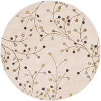 Surya Athena Ath-5116 Ivory / Lime / Navy / Slate / Taupe Floral / Country Area Rug