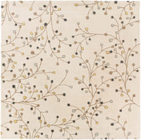 Surya Athena Ath-5116 Ivory / Lime / Navy / Slate / Taupe Floral / Country Area Rug