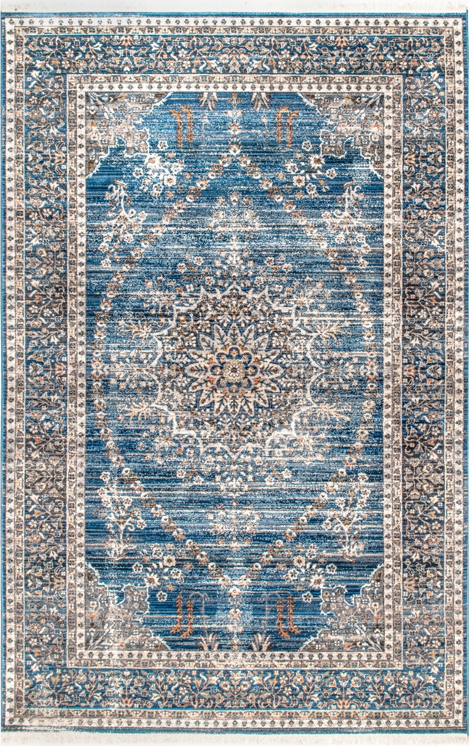 Nuloom Penny Floral Npe2137A Blue Area Rug