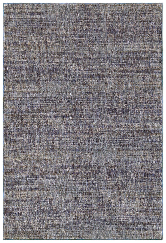 Oriental Weavers Sphinx Atlas 8033F Purple / Grey Solid Color Area Rug