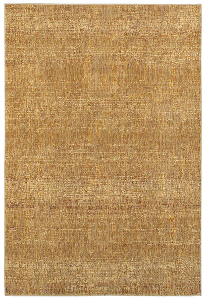 Oriental Weavers Sphinx Atlas 8033R Gold / Yellow Solid Color Area Rug