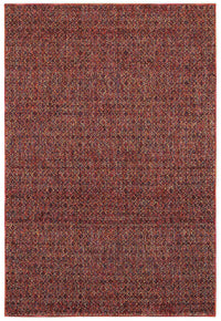 Oriental Weavers Sphinx Atlas 8048K Red / Rust Solid Color Area Rug