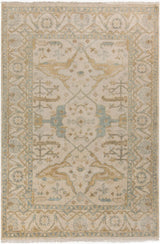 Surya Antique Atq-1000 Moss / Beige / Lime / Gray Rugs.