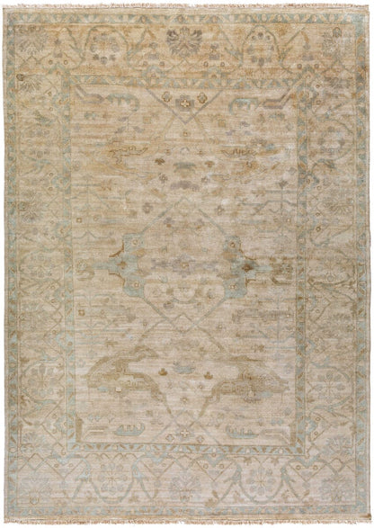 Surya Antique Atq-1000 Sage, Khaki, Camel Area Rug