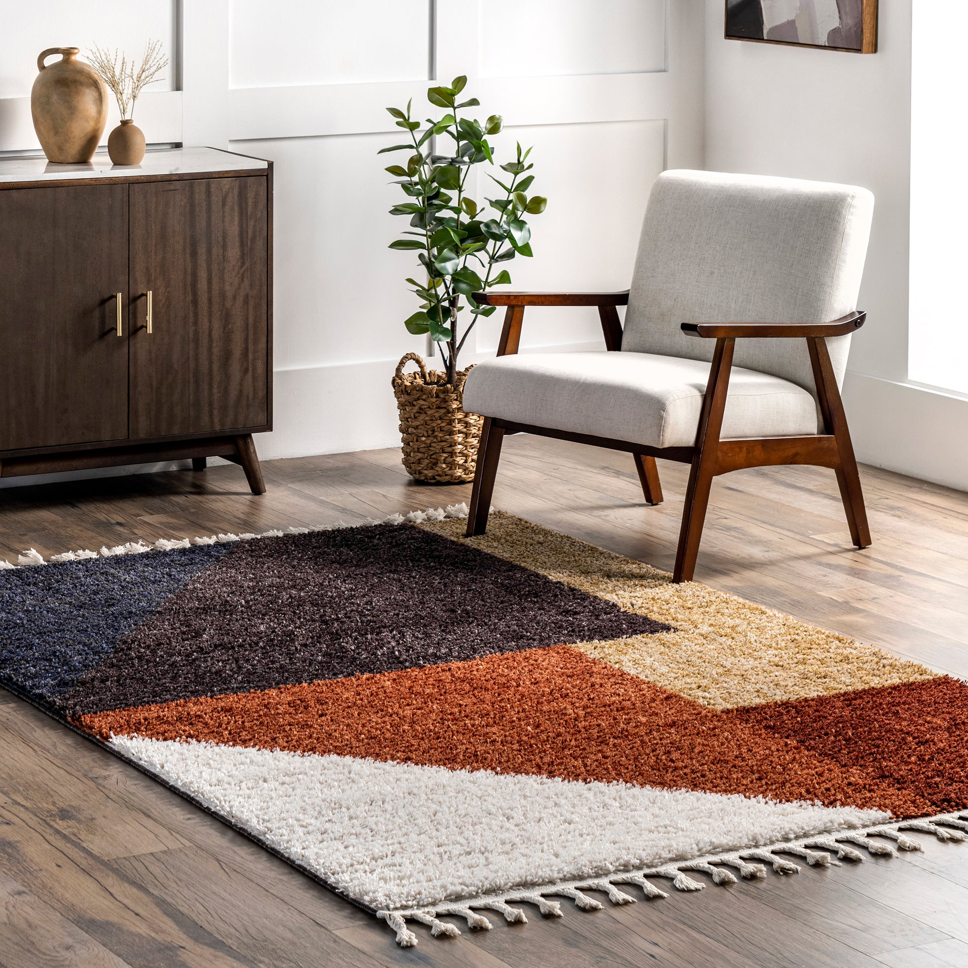 Nuloom Kaylie Modern Nka2962A Rust Area Rug