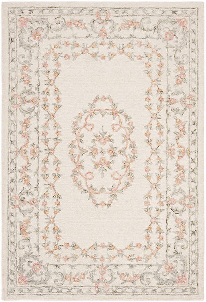 Safavieh Aubusson Aub102A Ivory / Pink Area Rug