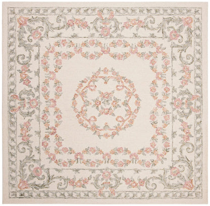 Safavieh Aubusson Aub102A Ivory / Pink Area Rug