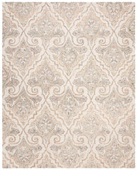 Safavieh Aubusson Aub103A Ivory / Green Damask Area Rug