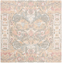 Safavieh Aubusson Aub104Y Ivory / Sage Vintage / Distressed Area Rug