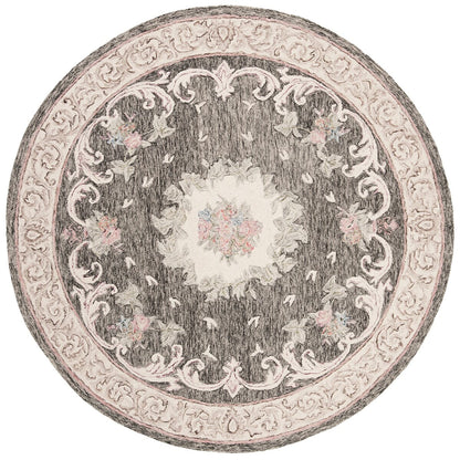 Safavieh Aubusson Aub105H Ivory / Charcoal Area Rug