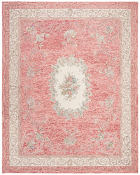 Safavieh Aubusson Aub105Q Red / Ivory Area Rug