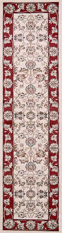 KAS Avalon 5613 Mahal Ivory / Red Area Rug