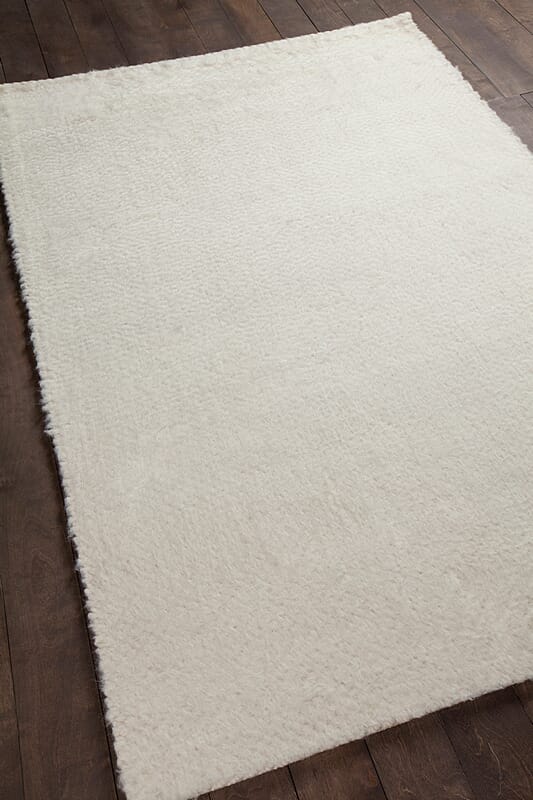 Chandra Aveda Ave-34800 Ivory Shag Area Rug