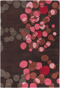 Chandra Avalisa avl-6113 Brown Geometric Area Rug