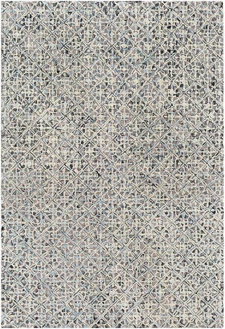 Surya Avon Avo-2303 Medium Gray, Ivory, Denim, Black Rugs.