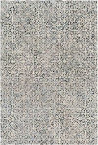 Surya Avon Avo-2303 Medium Gray, Ivory, Denim, Black Area Rug