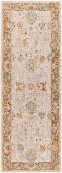 Surya Avant Garde Avt-2309 Olive, Denim, Burnt Orange, Medium Gray Area Rug