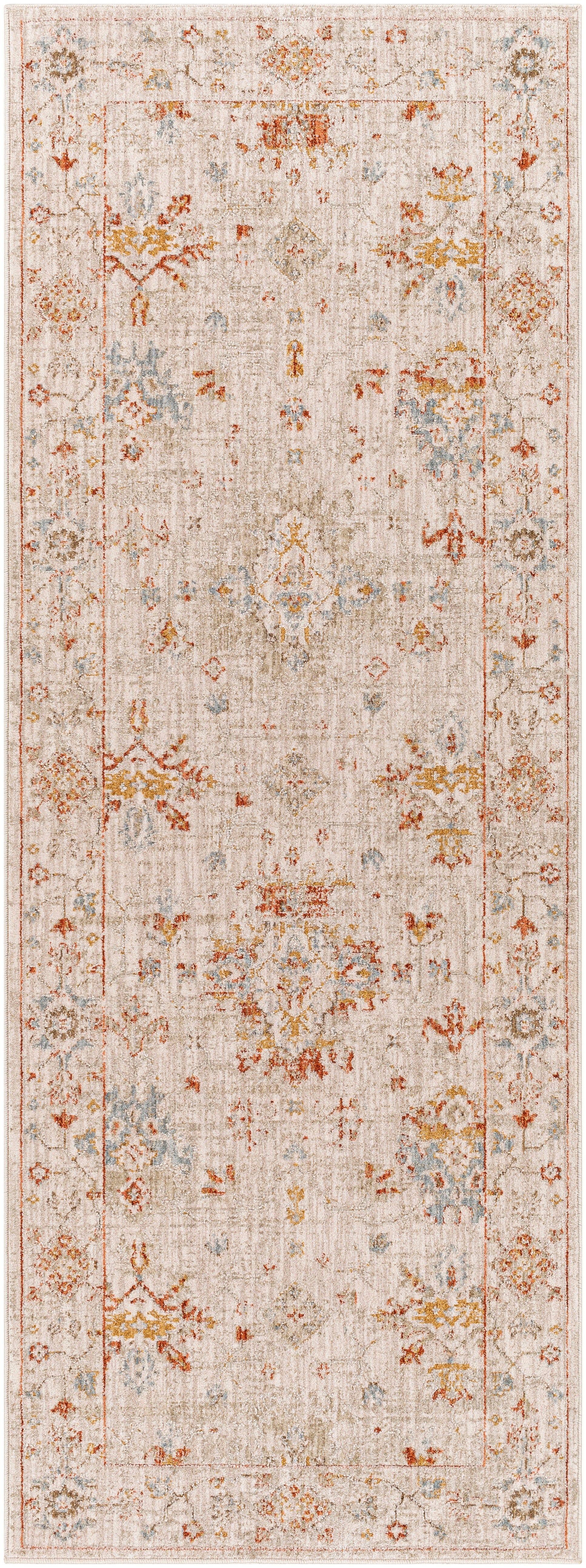 Surya Avant Garde Avt-2311 Burnt Orange, Olive, Denim, Medium Gray Area Rug