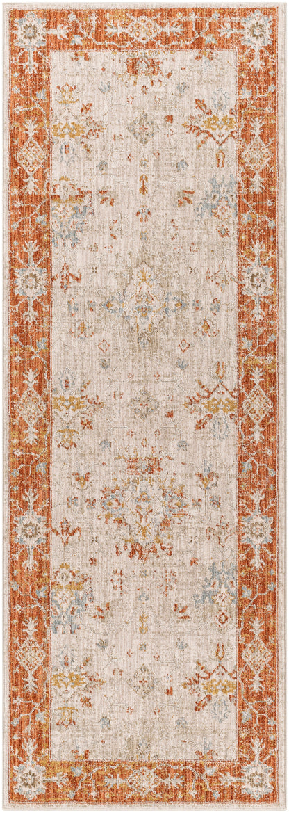 Surya Avant Garde Avt-2312 Burnt Orange, Olive, Mustard, Denim Area Rug