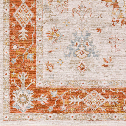 Surya Avant Garde Avt-2312 Burnt Orange, Olive, Mustard, Denim Area Rug