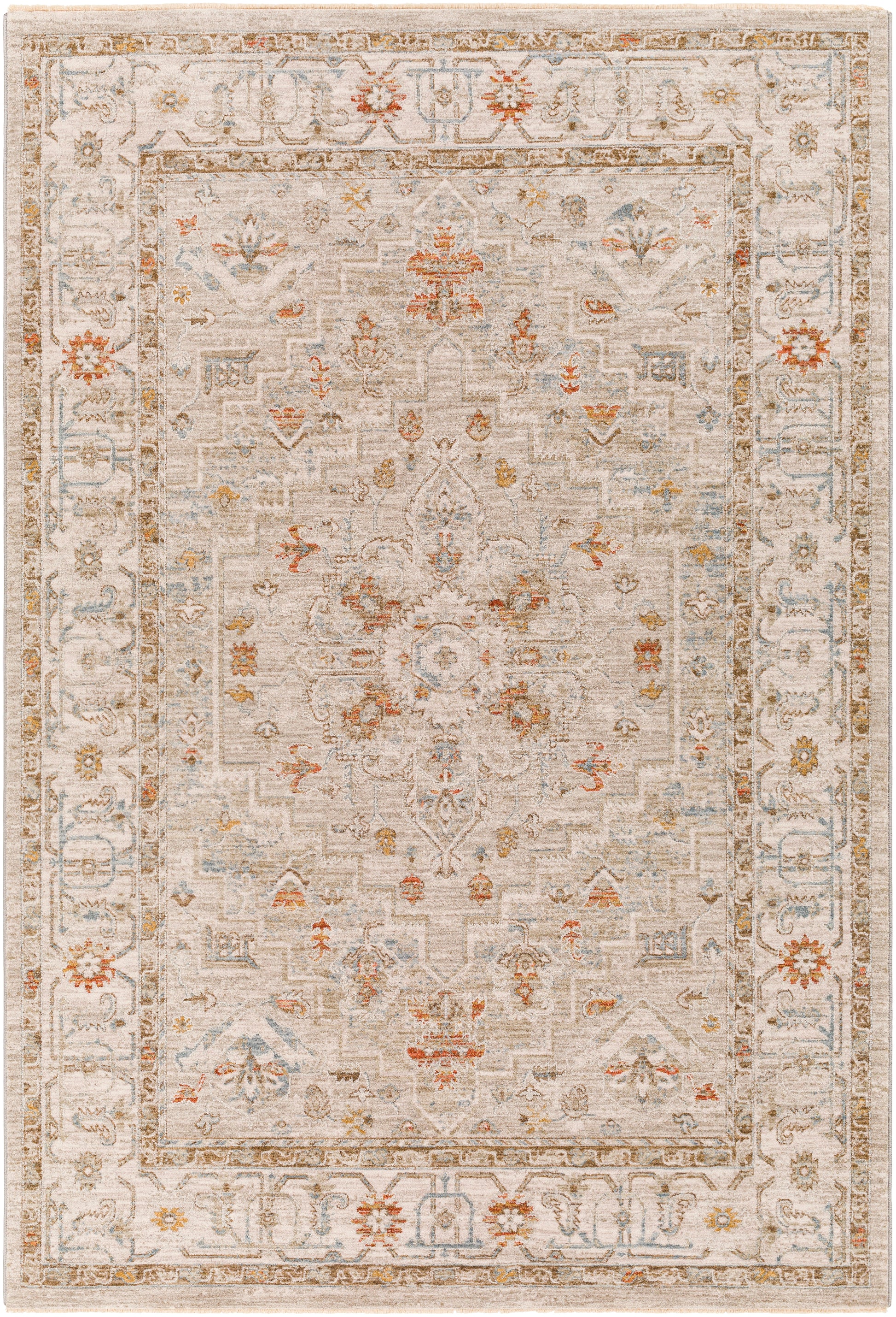 Surya Avant Garde Avt-2314 Sage, Olive, Burnt Orange, Denim Area Rug