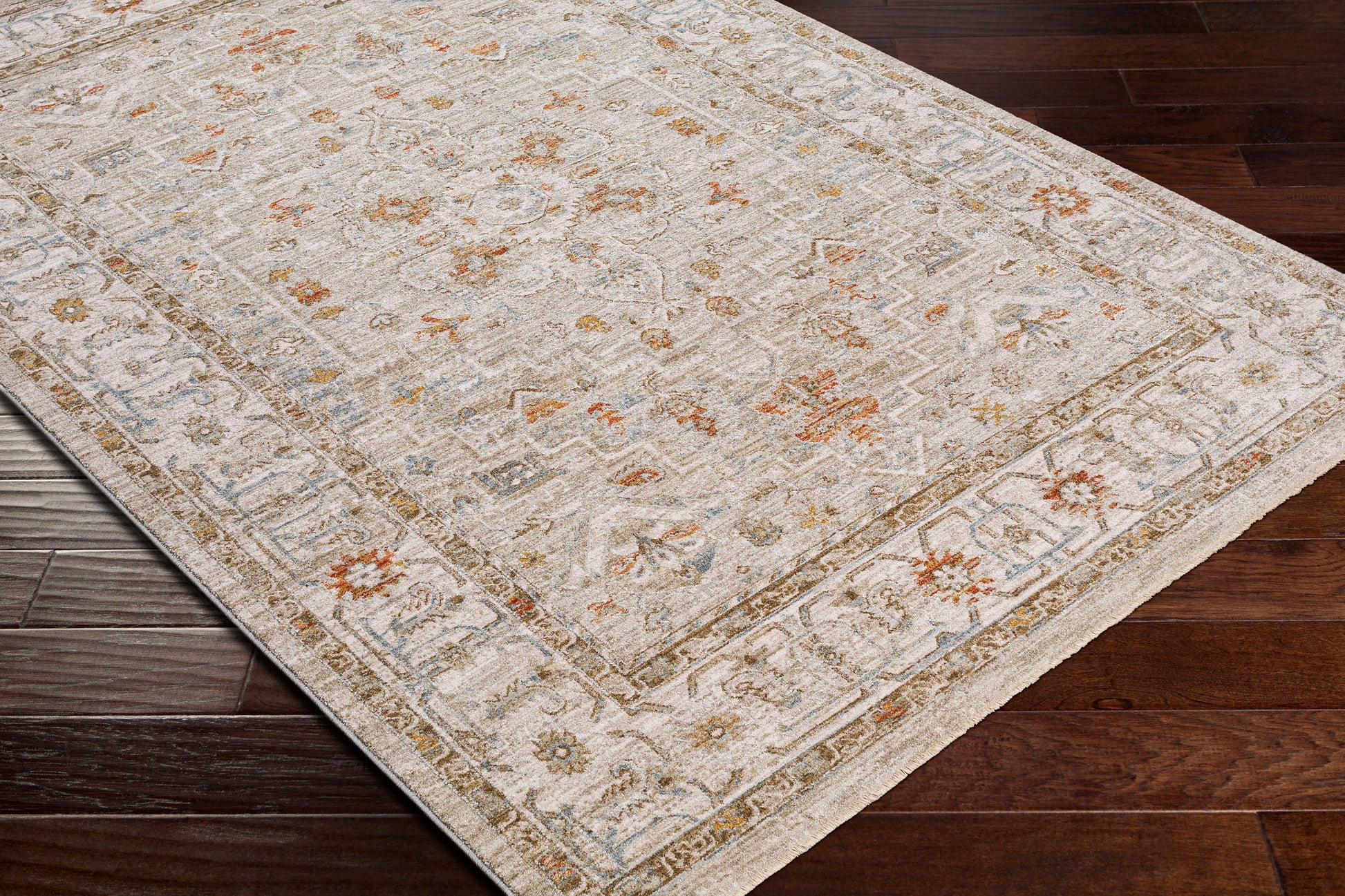 Surya Avant Garde Avt-2314 Sage, Olive, Burnt Orange, Denim Area Rug