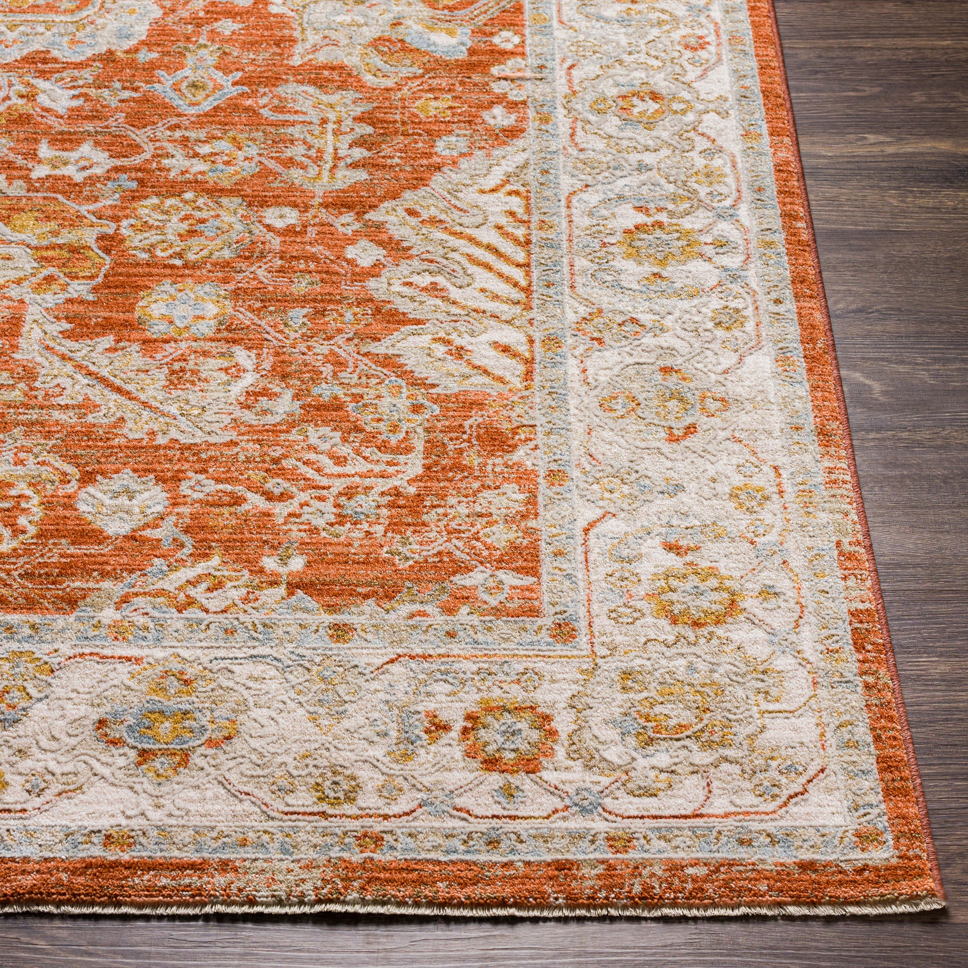 Surya Avant Garde Avt-2317 Burnt Orange, Mustard, Olive, Denim Area Rug