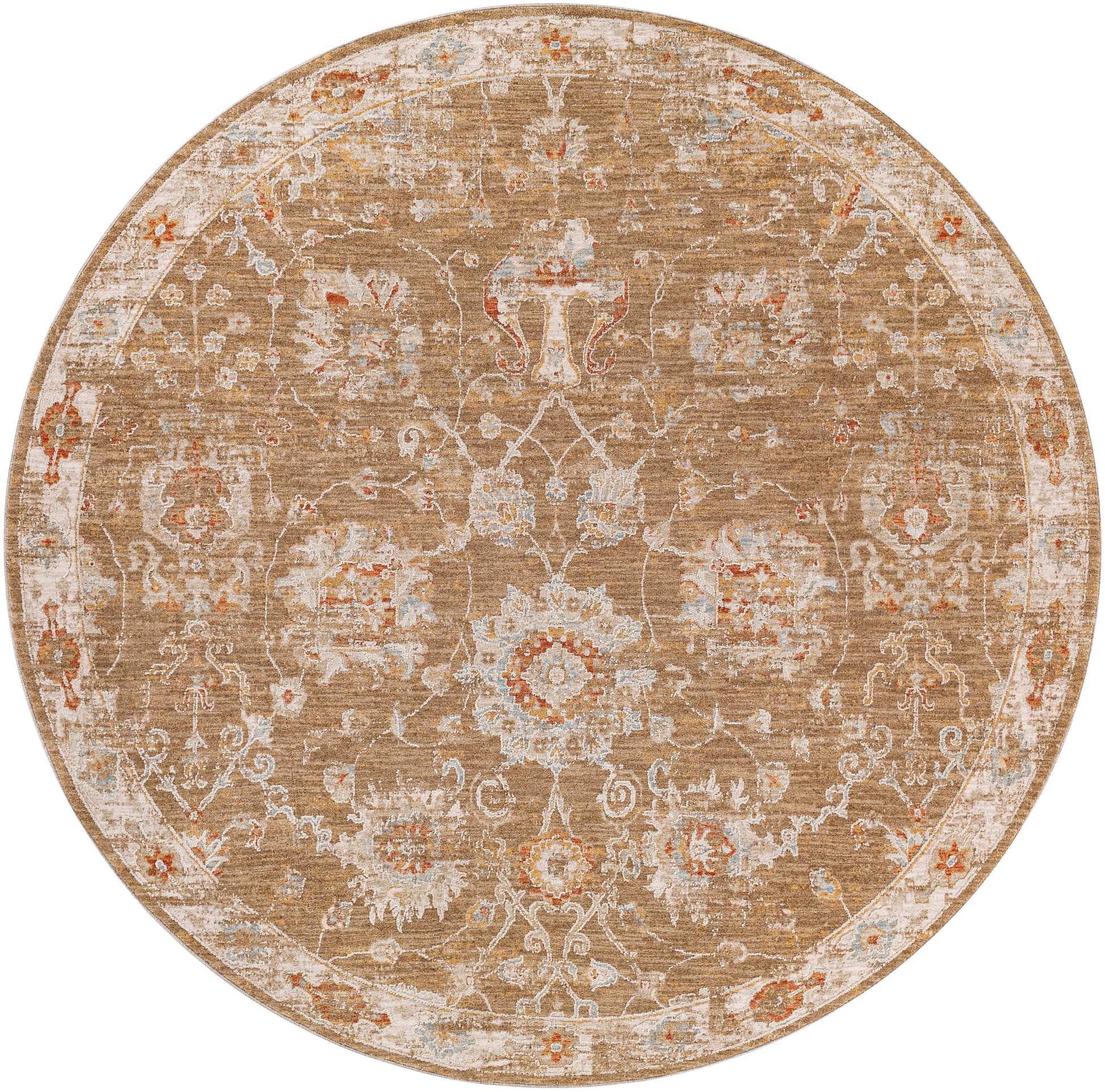 Surya Avant Garde Avt-2320 Burnt Orange, Denim, Olive, Mustard Area Rug