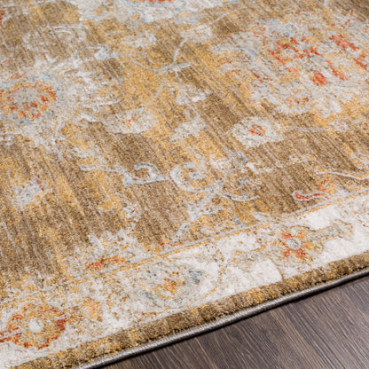 Surya Avant Garde Avt-2320 Burnt Orange, Denim, Olive, Mustard Area Rug