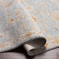 Surya Avant Garde Avt-2322 Denim, Pale Blue, Burnt Orange, Mustard Area Rug