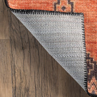 Nuloom Quincy Blend Traditional Nqu1422A Rust Area Rug