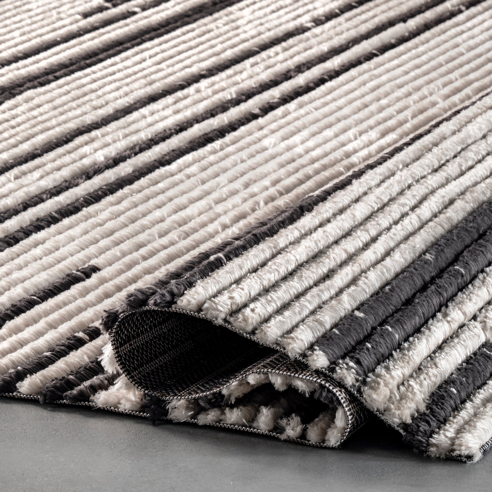 Nuloom Carling Stripes Nca1889A Beige Area Rug