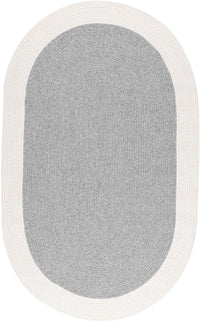 Nuloom Solid Border Delaine Nso1995A Gray Area Rug